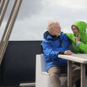 Gäste an Deck