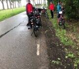 Gäste auf der Radtour