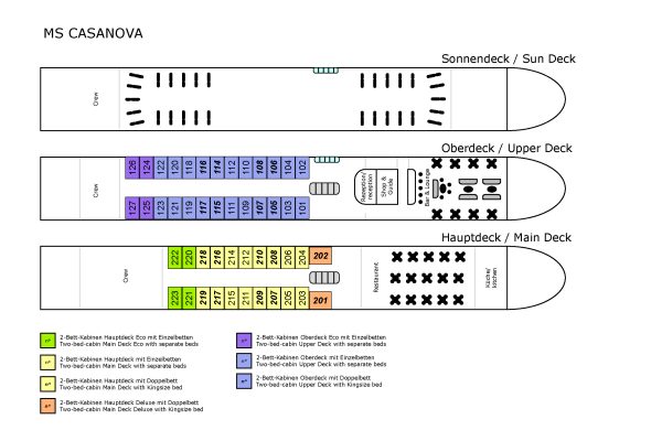 deckplan ms casanova  o